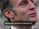 Emmanuel Macron à Bruxelles
