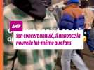 Amir ne se défile pas, son concert annulé, il va annoncer lui-même la nouvelle aux fans