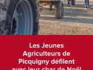 Les Jeunes Agriculteurs de Picquigny perpétuent la tradition du char de Noël