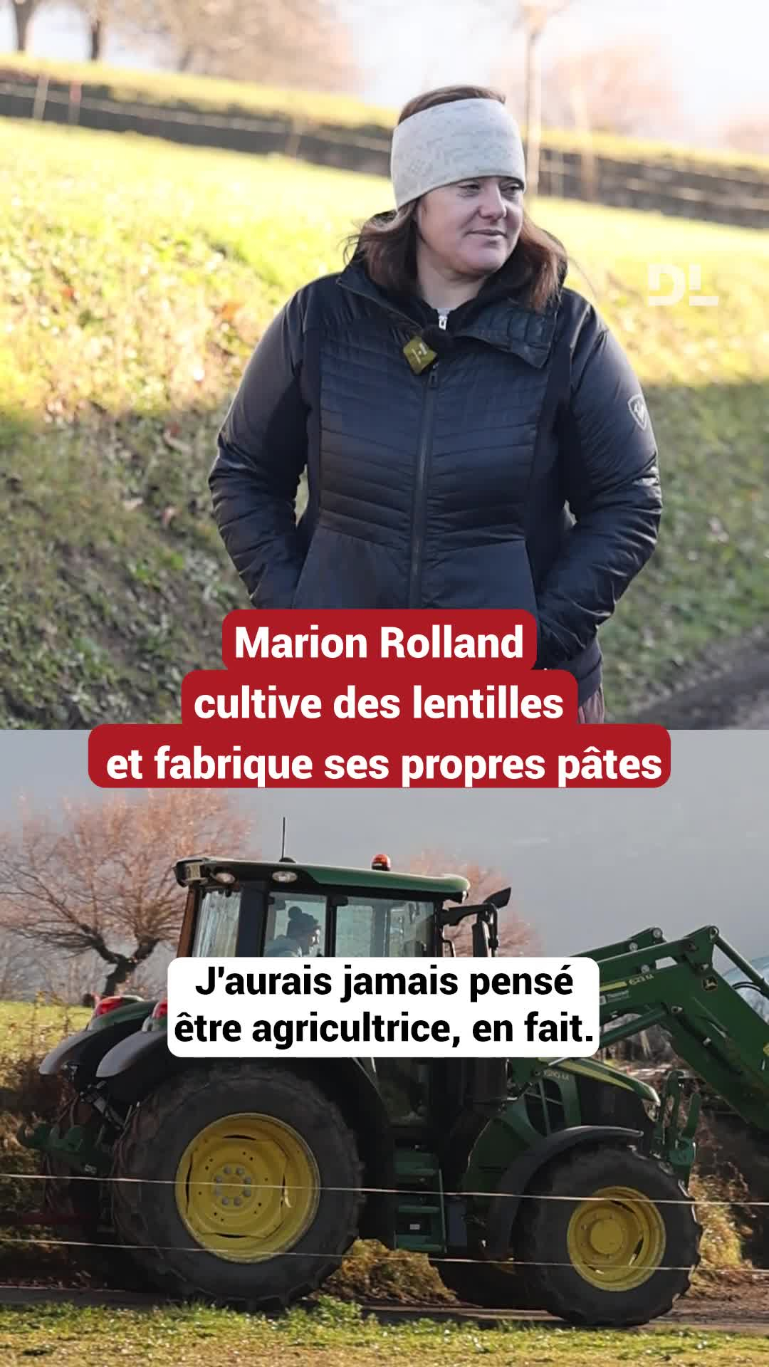 L'ancienne skieuse Marion Rolland cultive des lentilles et fabrique ses propres p&acirc;tes