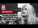 L'actrice française Brigitte Bardot est décédée à l'âge de 91 ans