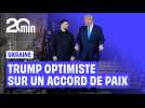 Guerre en Ukraine : Trump affiche son optimisme lors de sa rencontre avec Zelensky
