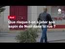 VIDEO. Que risque-t-on à jeter son sapin de Noël dans la rue ?