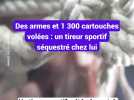 Neuf armes et 1 300 cartouches volées : un tireur sportif séquestré chez lui à Villeurbanne