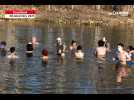 VIDÉO. Ils s'immergent dans une eau à 3°C pour éprouver « une sensation de bien-être »