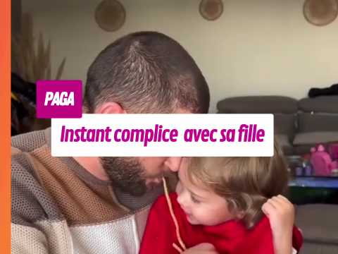VIDEO : Paga et sa fille, moment de tendresse