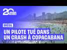 « Il y a eu une explosion » : un avion s'écrase en pleine mer à Copacabana, le pilote tué dans le crash