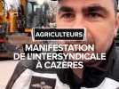Agriculteurs en colère : manifestation de l'intersyndicale à Cazères