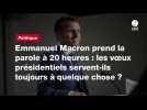 VIDÉO. Emmanuel Macron prend la parole à 20 heures : les vSux présidentiels servent-ils toujours à quelque chose ?