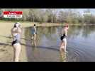 VIDÉO. Ils se jettent dans un lac glacé pour fêter la nouvelle année