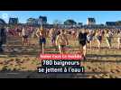 Saint-Cast Le Guildo : 780 courageux se jettent à l'eau pour le bain du Nouvel an !
