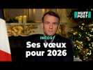 Les vSux du Président Emmanuel Macron pour l'année 2026