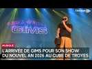 L'arrivée de Gims pour son show du Nouvel An 2026 au Cube de Troyes
