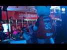 VIDÉO. La première boum d'Erminig, mascotte du Stade Rennais, avec une centaine d'enfants pour la nouvelle année
