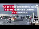 VIDÉO. La goélette scientifique Tara a quitté le port de Lorient, ce dimanche, direction le Pacifique