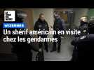 Un shérif américain en visite chez les gendarmes de Wizernes