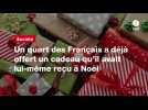 VIDEO. Un quart des Français a déjà offert un cadeau qu'il avait lui-même reçu à Noël