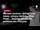 VIDEO. Michael Jackson, Céline Dion, Adele, Johnny Hallyday, Pink Floyd... Voici les 20 albums préférés des Français