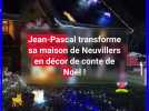 Jean-Pascal transforme sa maison de Neuvillers en décor de conte de Noël !
