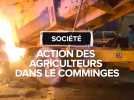 Action des agriculteurs dans le Comminges