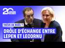 Drôle d'échange entre Marine Le Pen et Sébastien Lecornu la veille de Noël