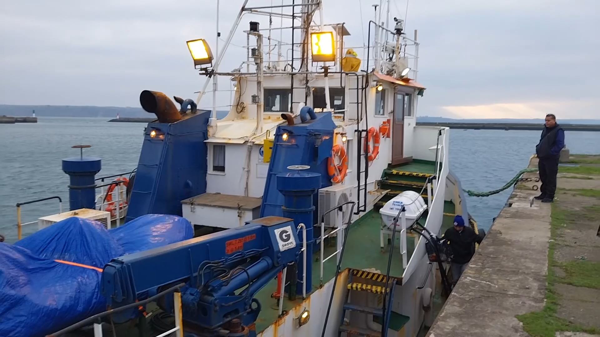 Le Noël cauchemardesque    des marins du World Trader cloué à quai à Brest [Vidéo]