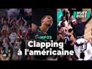 Quand Wembanyama tente d'initier le public américain de la NBA au clapping