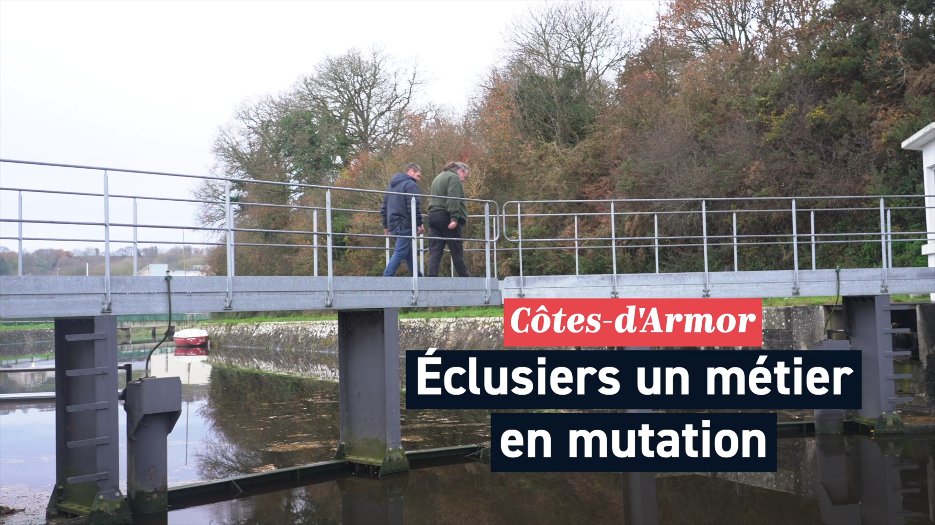 « On est là pour rendre service » : depuis 20 ans, Maryan, éclusier, fait entrer et sortir les bateaux à Pontrieux [Vidéo]