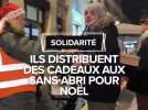 Solidarité : Ils distribuent des cadeaux aux sans-abri pour Noël