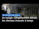 Un hangar complètement détruit à Noyelles-sur-Selle