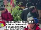 Mobilisation agricole: réveillon de Noël sur les barrages du Sud-Ouest