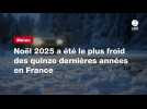VIDEO. Météo : Noël 2025 a été le plus froid des quinze dernières années en France