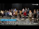 La Troupe prépare son spectacle Une folie de plus autour du répertoire de Pascal Obispo