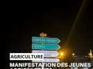 Manifestation des jeunes agriculteurs le 22 décembre 2025 à Château-Thierry