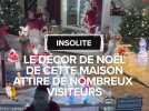 « J'ai compté 50 visiteurs en même temps devant la maison », les décors de Noël de ce retraité attirent les foules