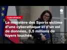 VIDEO. Le ministère des Sports victime d'une cyberattaque et d'un vol de données, 3,5 millions de foyers touchés