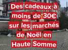 Des cadeaux à moins de 30 euros sur les marchés de Péronnes, Albert et Roye