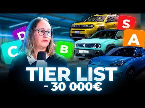 Tier List XXL des électriques 20-30k | La pire voiture de l'année 2025 ?