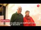 Roger et Colleen Willis habitant d'Amiens en Australie en visite à Amiens en France