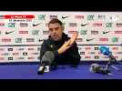VIDÉO. "Ne pas banaliser la Coupe de France" : la réaction de Patrick Videira après la courte victoire du Mans FC