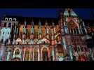 Nouveau mapping diffusé sur la basilique de Saint-Quentin.
