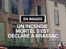 EN IMAGES : Un incendie mortel s'est déclaré à Brassac, dans le Tarn