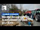 Sambre-Avesnois : des agriculteurs bloquent une route départementale depuis mardi