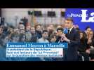 Emmanuel Macron à Marseille face aux lecteurs de "La Provence" sur la question des réseaux