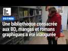 Estrée inaugure sa bibliothèque entièrement consacrée aux BD, mangas et aux romans graphiques
