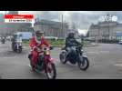 VIDÉO. Une quarantaine de motards en chemin pour remettre des cadeaux de Noël aux enfants hospitalisés à Alençon