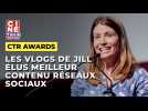 Jill et ses vlogs élus meilleur contenu réseaux sociaux aux Ciné-Télé-Revue Awards 2025