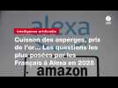 VIDEO. Cuisson des asperges, prix de l'or... Les questions les plus posées par les Français à Alexa en 2025