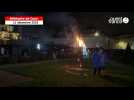 VIDÉO. Des brasiers allumés aux quatre coins de la place de l'hôtel de ville pour le final du Millénaire de Caen