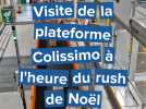 La plateforme Colissimo de Grand-Couronne à l'heure du rush de Noël